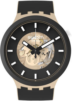 Swatch Big Bold Ceramic Time For Taupe
