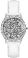 Guess GW0608L1 Damenuhr G Gloss 36mm 1ATM - Wei&szlig;