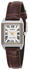braun, Leder, silberfarben, weiß: Casio Armbanduhr LTP-V007