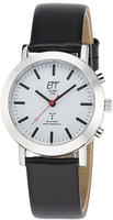 ETT Eco Tech Time ELS-11581-11L Funk-Solar Damenuhr Station Watch mit Lederband