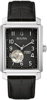 Bulova Automatikuhr "Sutton" Armbanduhr, Herrenuhr, Damenuhr, Lederarmband