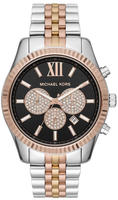 Michael Kors MK8714 Dreifarbige Herren-Chronographenuhr - stilvoll und langlebig