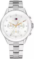 Tommy Hilfiger Mellie Armbanduhr f&uuml;r Damen aus Edelstahl silber