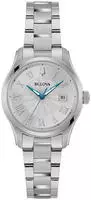 Bulova 96M162, Bulova Classic Bulova 96M162 Damenarmbanduhr Silber female, Geh&auml;use
