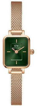 Daniel Wellington Quadro Mini melrose rose gold emerald (DW00100648)