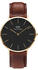 goldfarben, schwarz: Daniel Wellington Classic St Mawes 40 mm