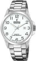 Festina F20024/1 Herrenuhr Stahlband mit Saphirglas