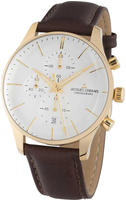 Jacques Lemans Chronograph "London" Quarzuhr, Armbanduhr, Herrenuhr, Lederarmband,
