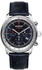 blau, Leder, schwarz: Zeppelin Chronograph