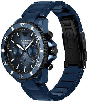 Emporio Armani Chronograph Ceramic Watch AR70009 blue