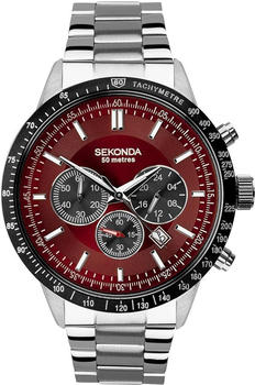 Sekonda Velocity Chronograph (1914) red/silver