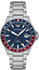 Emporio Armani Uhr mit GMT-Zweizeigerwerk und Edelstahlarmband AR11590