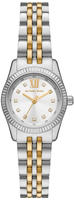 Quarzuhr MICHAEL KORS "LEXINGTON", silber (silberfarben, goldfarben), Armbanduhren,