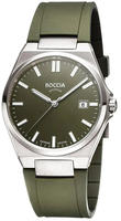 Boccia 3667-02 Herren-Armbanduhr Titan Gr&uuml;n