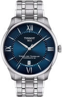 Tissot T1394071104800 Herrenuhr Automatik Chemin des Tourelles 42 mm Blau
