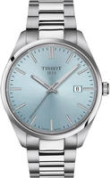 Tissot T1504101135100 Herrenuhr Quarz PR 100 Stahl/Hellblau