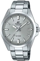 CASIO EDIFICE Quarzuhr Armbanduhr, Herrenuhr, Edelstahlarmband, Datum, Neo-Display,