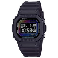 Casio DW-5600RW-1ER G-Shock Digital Herrenuhr Schwarz/Regenbogen