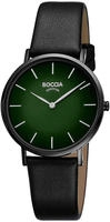 Boccia 3273-14 Damenuhr Titan Schwarz/Dunkelgr&uuml;n