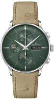 Junghans 27/4222.02 Meister Chronoscope Herrenuhr Automatik Beige/Gr&uuml;n