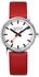 rot, Traubenleder: Mondaine Evo2 Watch 35 mm