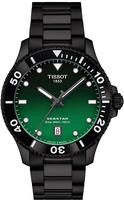 Tissot T1204103309100 Taucher-Armbanduhr Seastar 1000 Quarz Schwarz/Gr&uuml;n