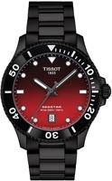 Tissot T1204103342100 Unisex Taucheruhr Seastar 1000 Schwarz/Rot