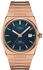 blau, Edelstahl, roségoldfarben: Tissot Automatic PRX Powermatic 80 (T137.407)