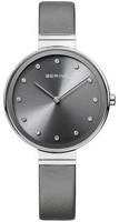 Bering 12034-609, Bering 12034-609 Quartz 34 Mm Woman Watch Silber Frau Grey /...