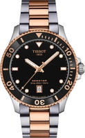 Tissot T1204102205101 Unisex Taucheruhr Seastar 1000 Zweifarbig