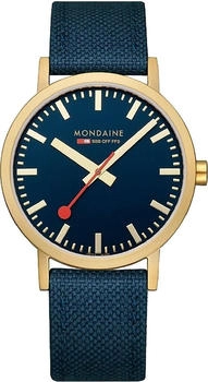 Mondaine Classic 40 Mm Watch (A660.30360) deep ocean blue