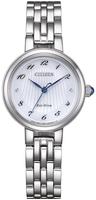 Citizen Solaruhr "Citizen L" Quarzuhr, Armbanduhr, Damenuhr, Edelstahlarmband, analog