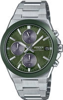 CASIO EDIFICE Solaruhr Armbanduhr, Herrenuhr, Edelstahlarmband, analog, Tag,