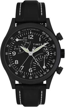 Timex Waterbury Fly Back Chronograph Black