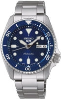 Seiko SRPL77K1 Sports Unisex-Armbanduhr Automatik Blau 38 mm