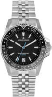 Jacques Lemans Quarzuhr "Liverpool Diver" Armbanduhr, Herrenuhr, Edelstahlarmband,
