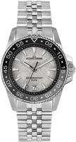 Jacques Lemans 1-2205L Herren-Taucheruhr Liverpool Diver Stahl/Grau 20 bar