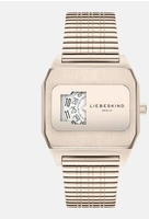 Liebeskind Berlin Quarzuhr "Vinyl Vision" Armbanduhr, Damenuhr, Edelstahlarmband,