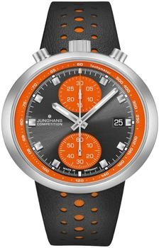 Junghans 1972 Competition Chronograph Herrenuhr Automatik Saphirglas Orange/Anthrazit (27/4203.00)