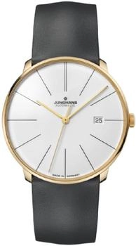 Junghans Meister fein Automatic Herrenuhr Schwarz Weiß Roségold (027/7150.00)