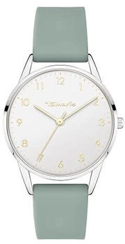 Tamaris Analog Quarz Uhr mit Silikon Armband t&uuml;rkis f&uuml;r Damen (TT-0118-PQ)