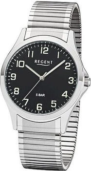Regent Quarzuhr Herren Armbanduhr mit Leuchtzeiger