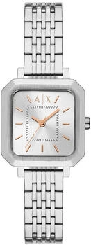 Armani Exchange Damen Armbanduhr aus Edelstahl mit drei Zeigern Silber/Bronze/Weiß (AX5724)