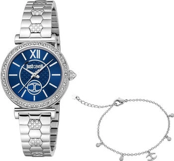 Just Cavalli Uhren-Set Edelstahl Damen Grau/Silber (JC1L273M0045)