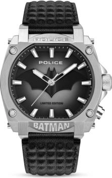 Police Batman Chronograph Armbanduhr Quarz Edelstahl Schwarz 46 mm (PEWGD0022603)