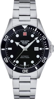 Swiss Alpine Military Diver Automatik Herrenuhr mit Datumsfenster 44mm 30ATM (7095.2137)