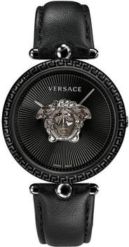Versace Palazzo Empire Damenuhr Leder Schwarz 39mm (VCO050017)