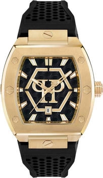 Philipp Plein Herrenuhr The Hexagon Phantom Gold / Schwarz (PWPUA0424)