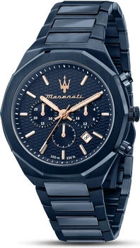 Maserati Stile Chronograph Blau Herrenuhr (R8873642008)