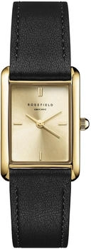 Rosefield Heirloom Damenuhr Schwarz/Goldfarben Analog Quarz (HCBLG-H07)